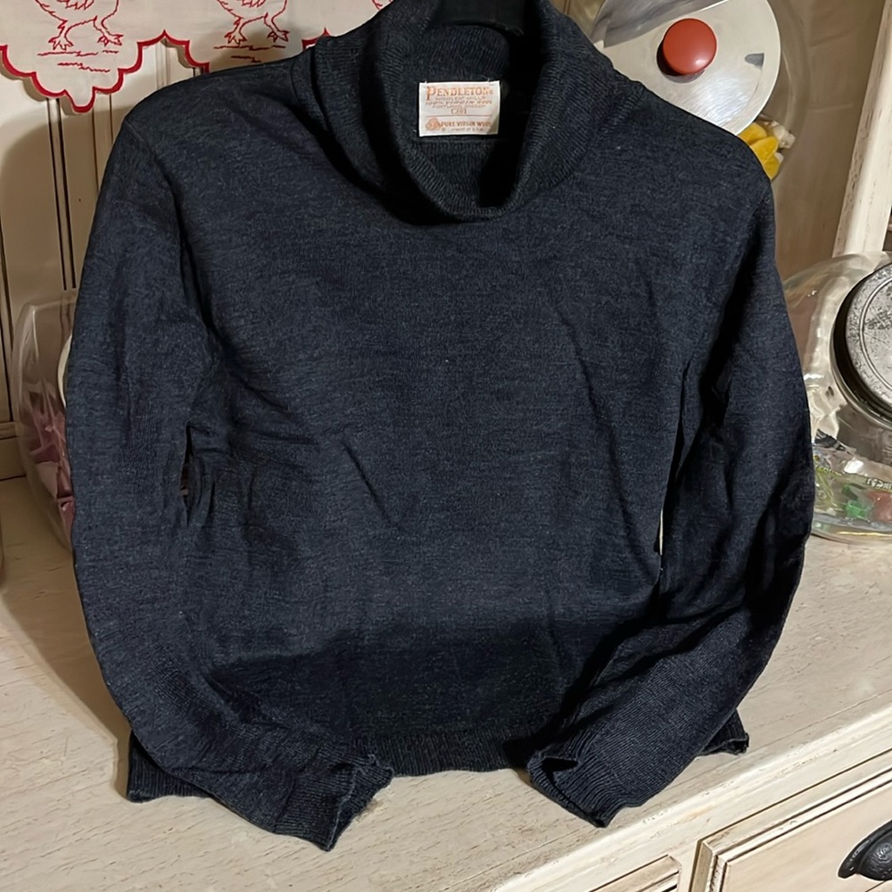 Vintage Pendleton 100% lightweight wool charcoal 38 or M